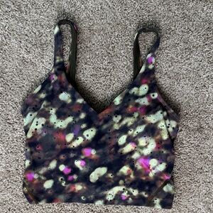 lululemon athletica Multi-Color Abstract Print Sports Bra